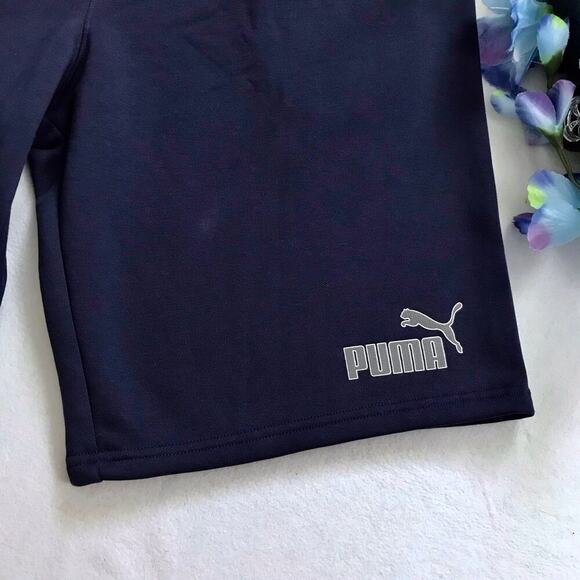 Puma NWT Performance Navy Sweat Shorts Men L - Picture 4 of 10